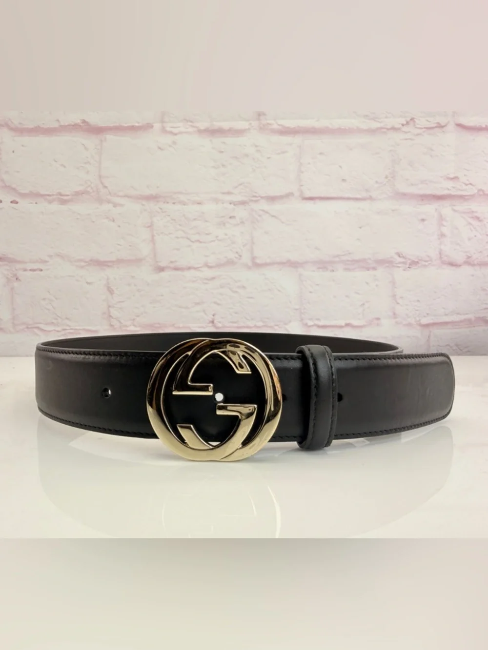 Gucci | Accessories | Authentic Gucci Black Leather Gg  display picture 1